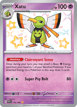 Xatu 152/091 Paldean Fates