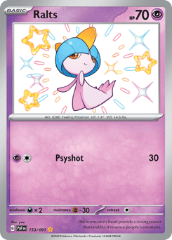 Ralts 153/091 Paldean Fates