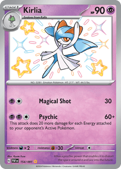 Kirlia 154/091 Paldean Fates