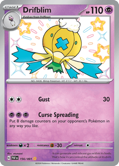 Drifblim 156/091 Paldean Fates