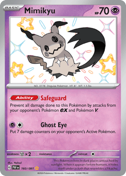 Mimikyu 160/091 Paldean Fates