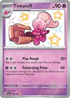 Tinkatuff 166/091 Paldean Fates