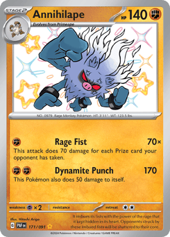 Annihilape 171/091 Paldean Fates