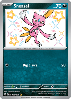 Sneasel 182/091 Paldean Fates