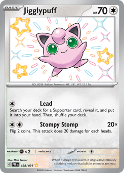 Jigglypuff 198/091 Paldean Fates