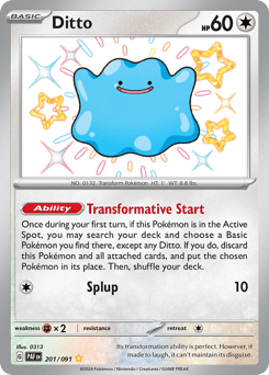 Ditto 201/091 Paldean Fates