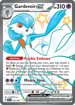 Gardevoir ex 217/091 Paldean Fates