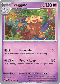 Exeggutor 024/091 Paldean Fates
