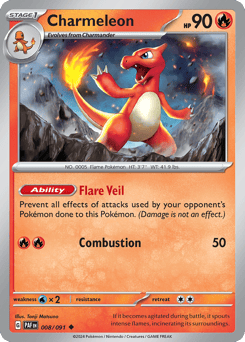 Charmeleon 008/091 Paldean Fates