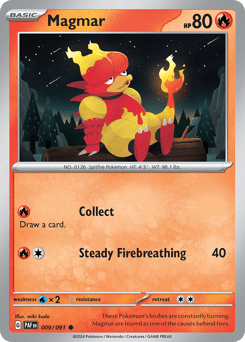 Magmar 009/091 Paldean Fates