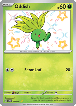 Oddish 092/091 Paldean Fates