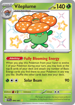 Vileplume 094/091 Paldean Fates