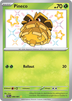 Pineco 099/091 Paldean Fates