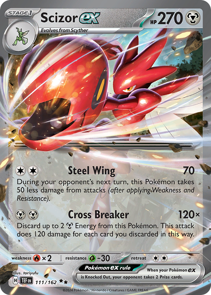 Scizor ex 111/162 Temporal Forces