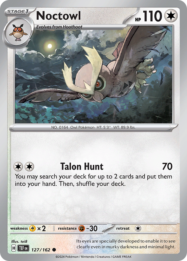 Noctowl 127/162 Temporal Forces