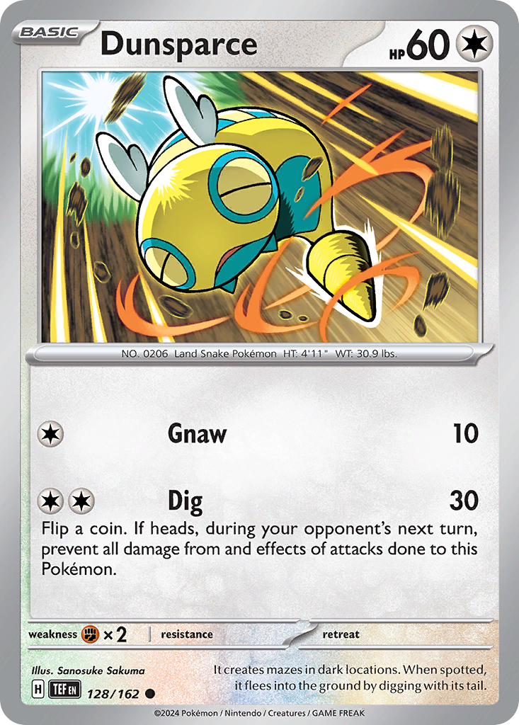 Dunsparce 128/162 Temporal Forces