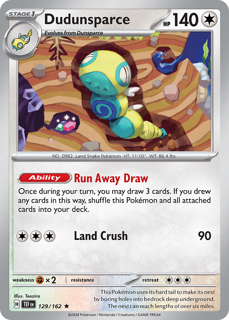 Dudunsparce 129/162 Temporal Forces
