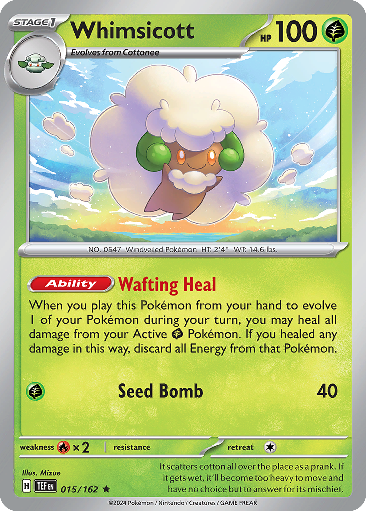 Whimsicott 015/162 Temporal Forces