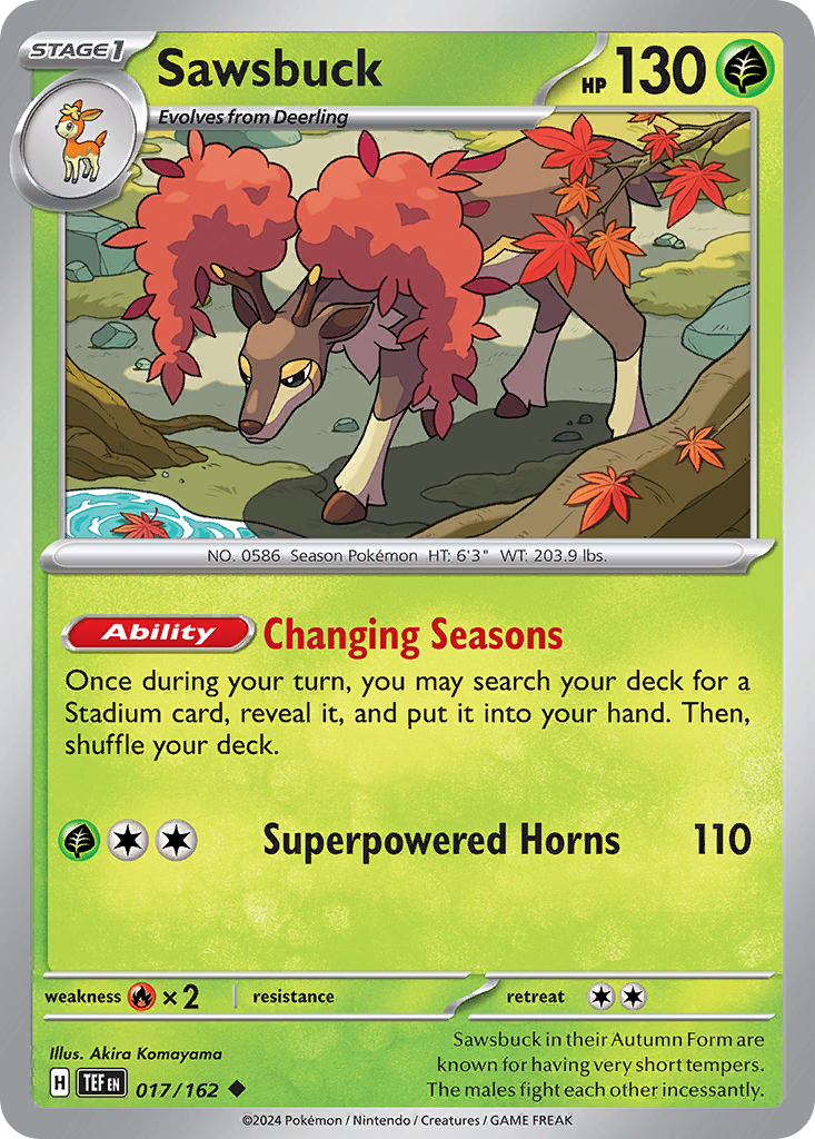 Sawsbuck 017/162 Temporal Forces