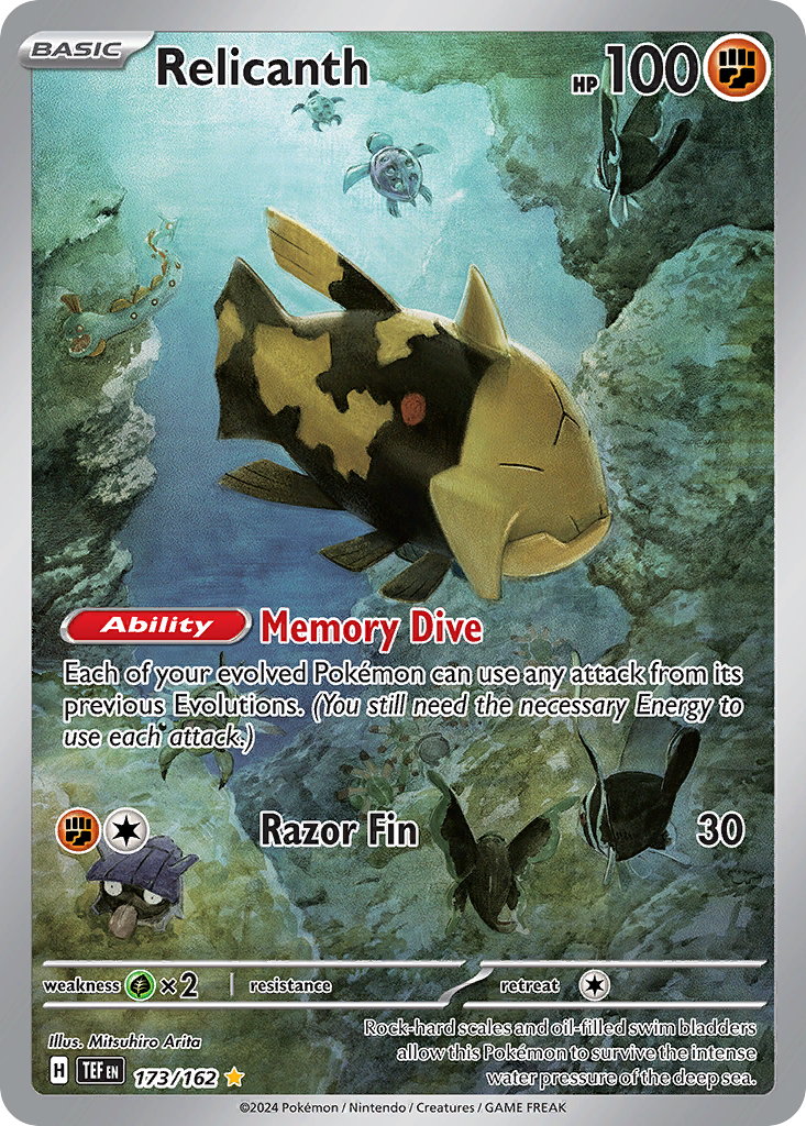 Relicanth 173/162 Temporal Forces