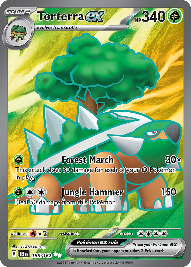 Torterra ex 185/162 Temporal Forces
