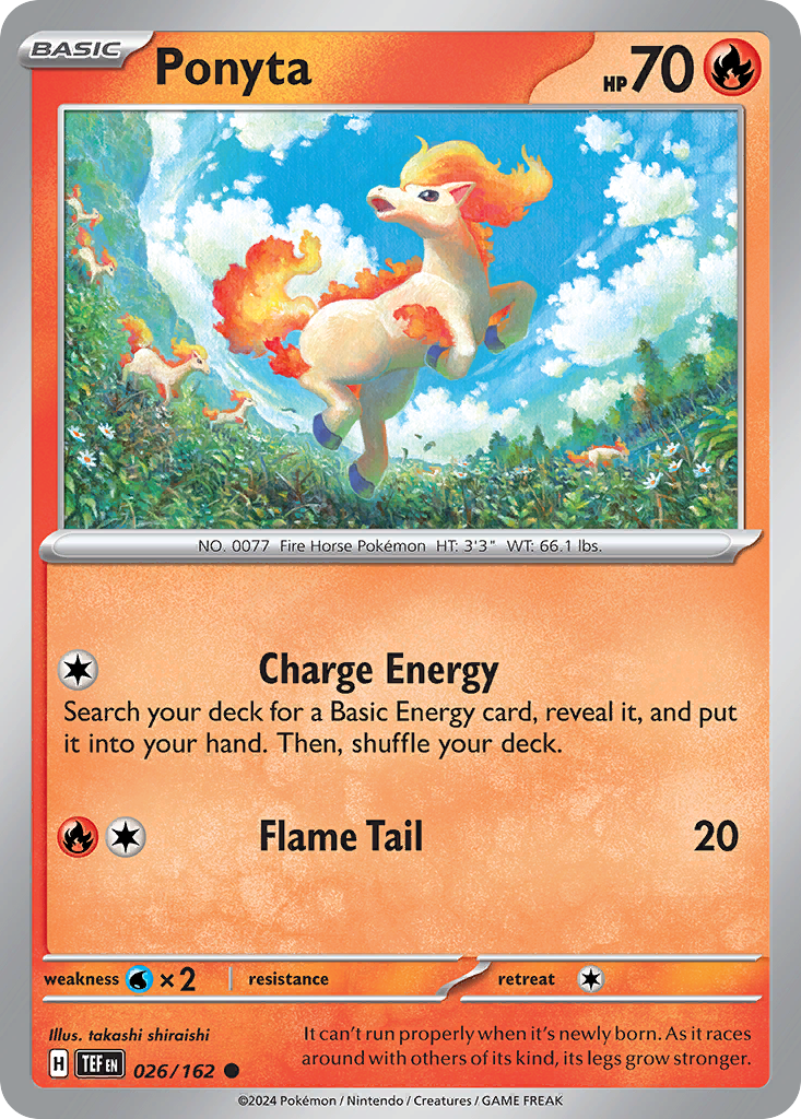 Ponyta 026/162 Temporal Forces