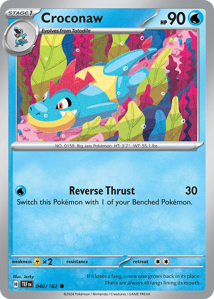 Croconaw 040/162 Temporal Forces