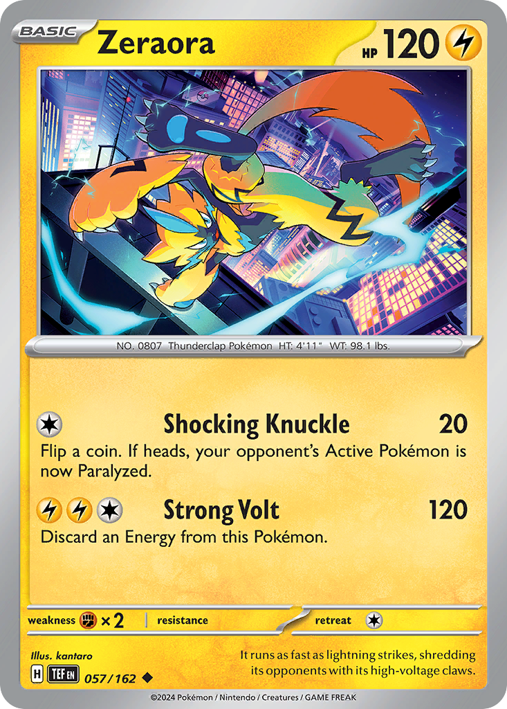 Zeraora 057/162 Temporal Forces