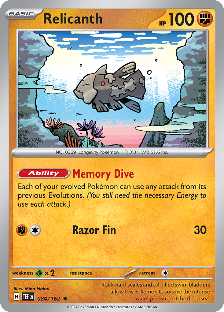 Relicanth 084/162 Temporal Forces