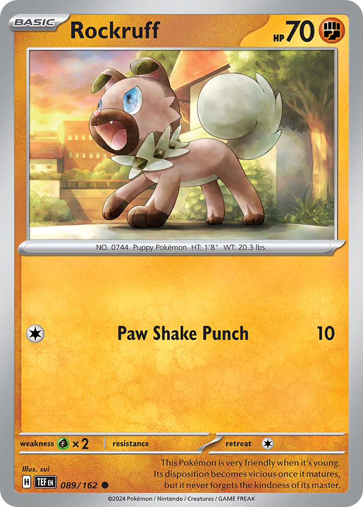 Rockruff 089/162 Temporal Forces