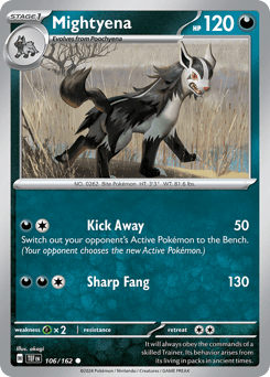 Mightyena 106/162 Temporal Forces