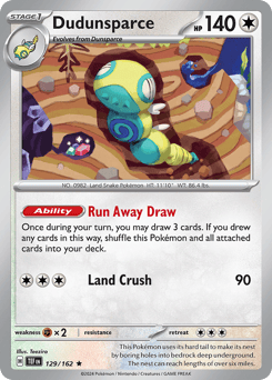 Dudunsparce 129/162 Temporal Forces