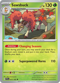 Sawsbuck 017/162 Temporal Forces