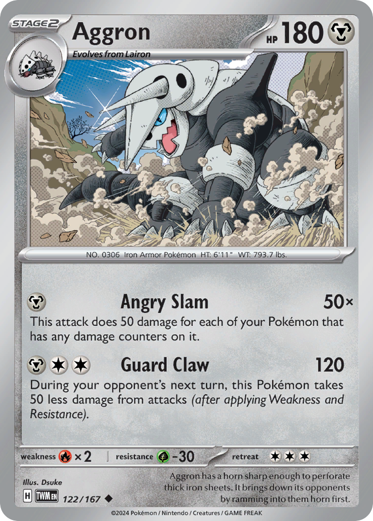 Aggron 122/167 Twilight Masquerade