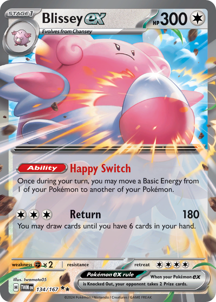 Blissey ex 134/167 Twilight Masquerade