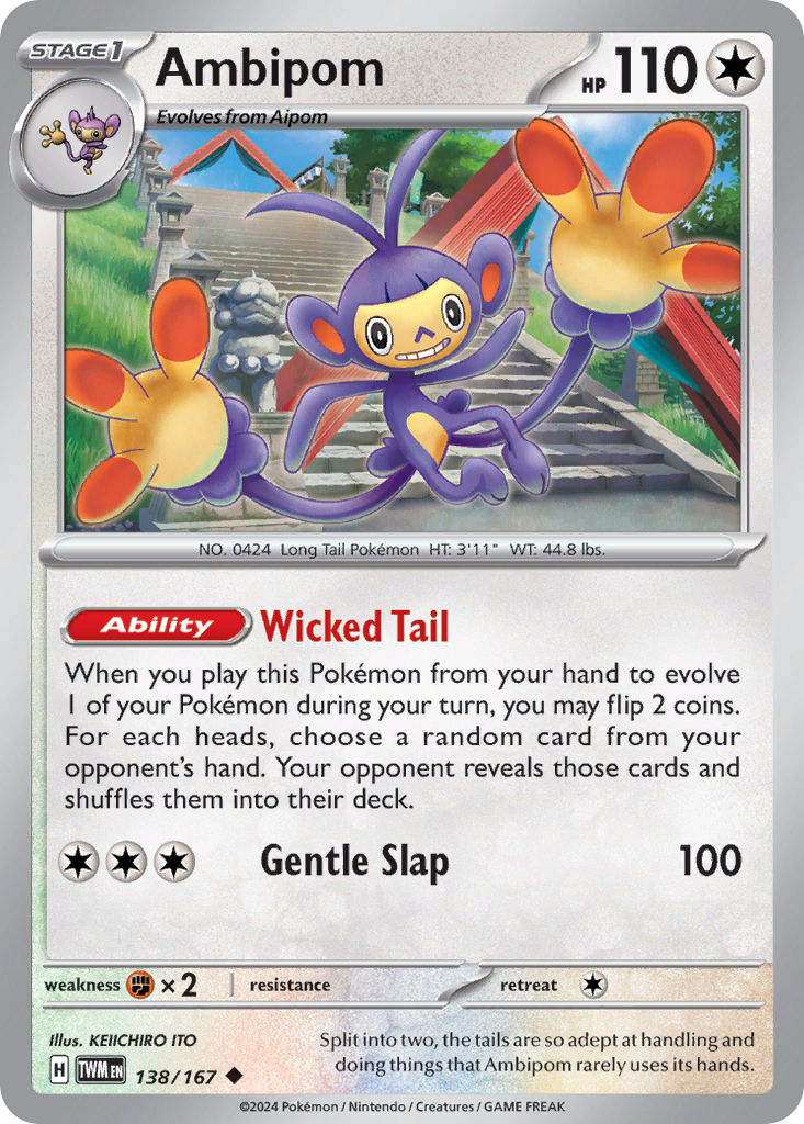 Ambipom 138/167 Twilight Masquerade