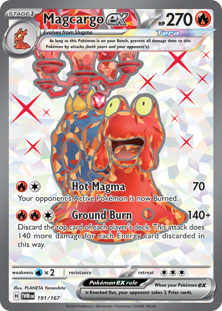 Magcargo ex 191/167 Twilight Masquerade
