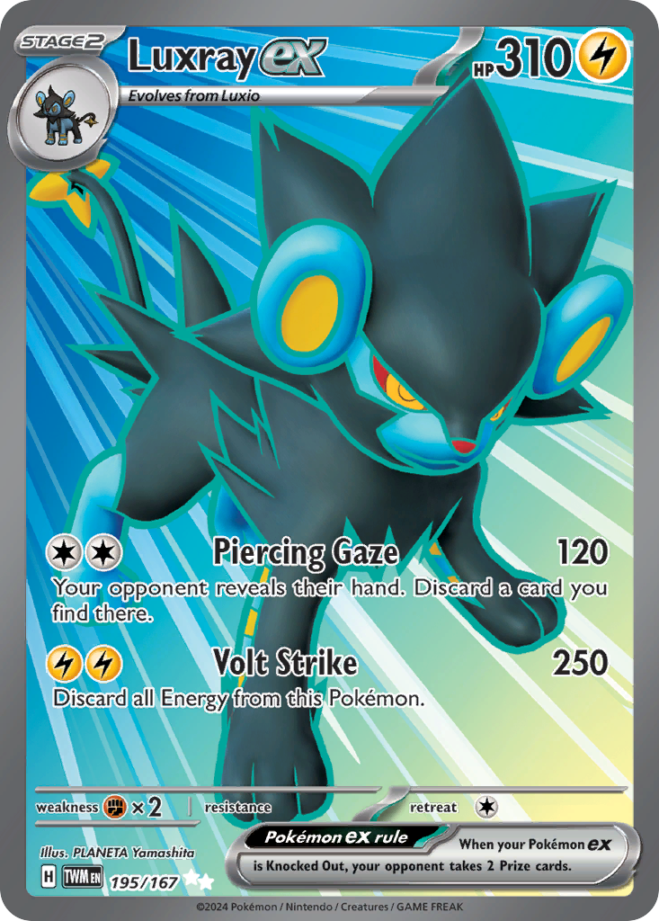 Luxray ex 195/167 Twilight Masquerade