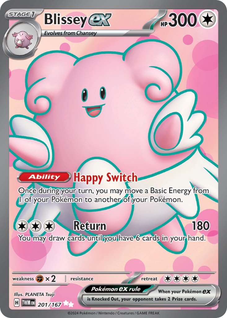 Blissey ex 201/167 Twilight Masquerade
