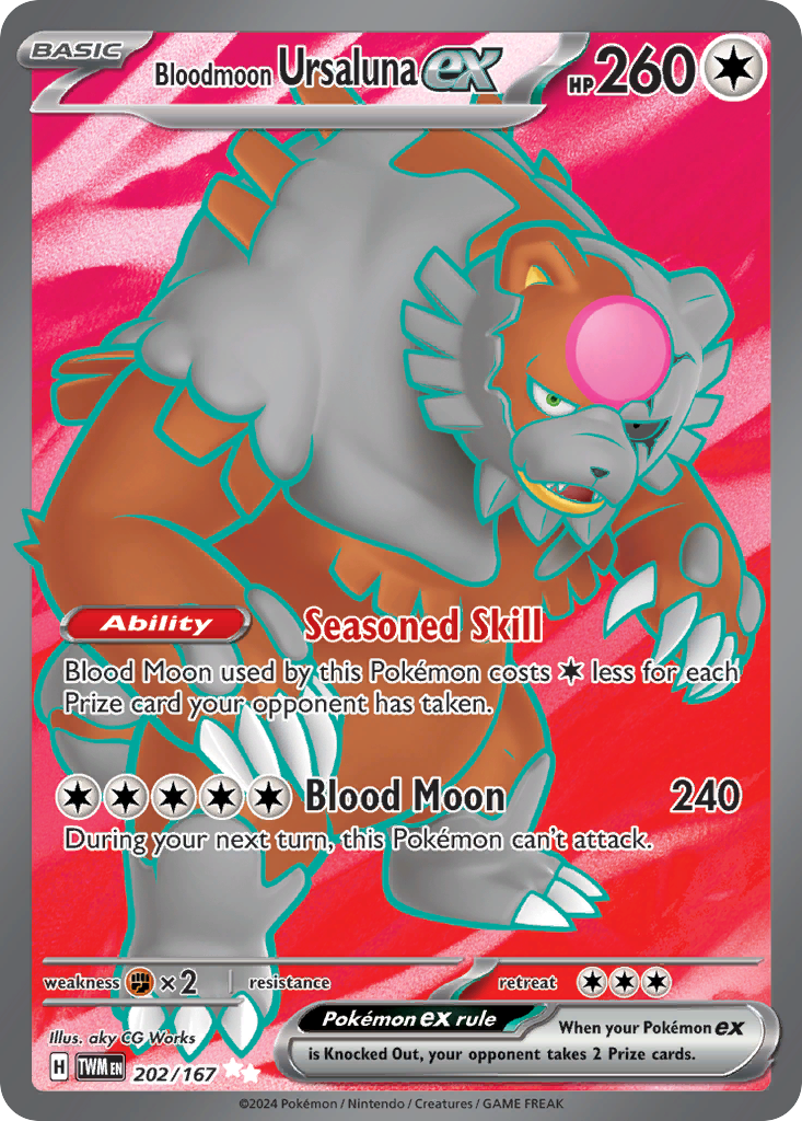 Bloodmoon Ursaluna ex 202/167 Twilight Masquerade