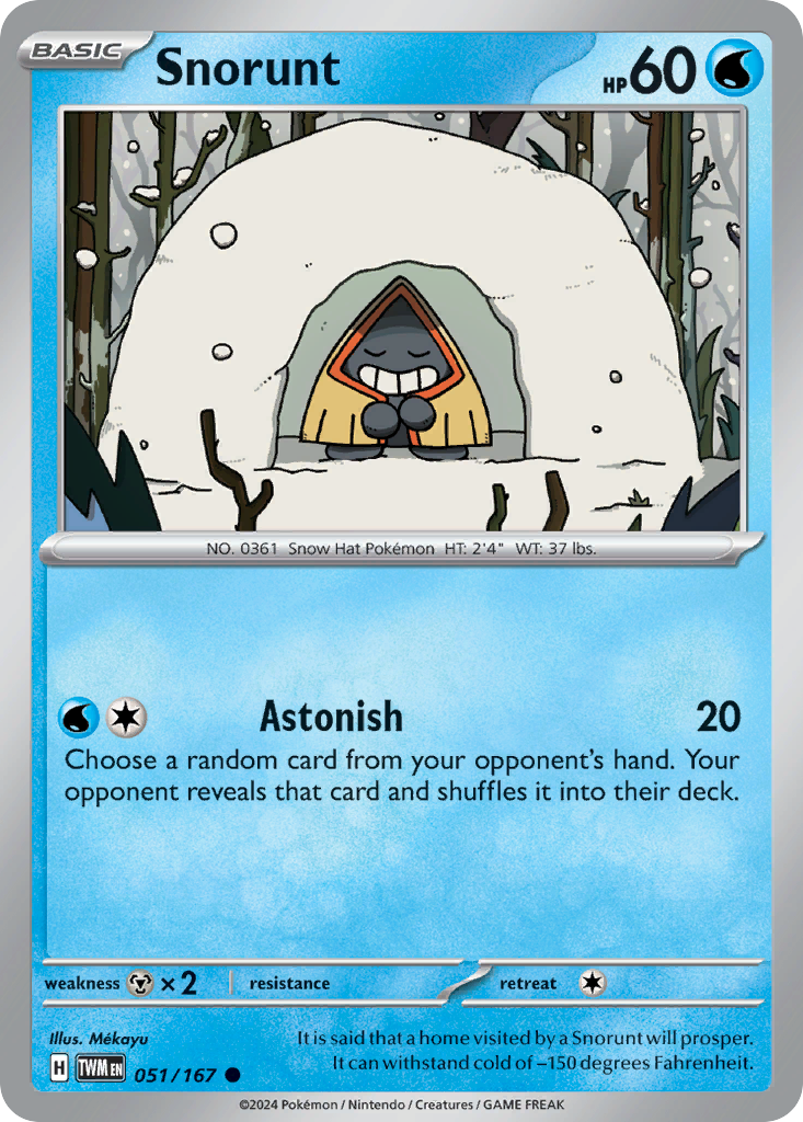 Snorunt 051/167 Twilight Masquerade