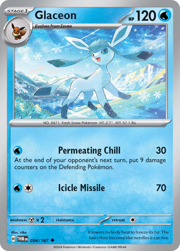 Glaceon 054/167 Twilight Masquerade