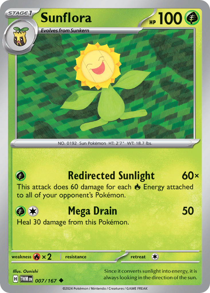 Sunflora 007/167 Twilight Masquerade
