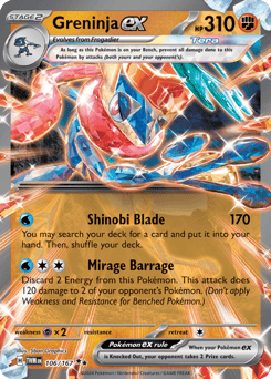 Greninja ex 106/167 Twilight Masquerade