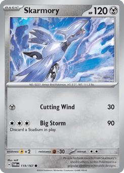 Skarmory 119/167 Twilight Masquerade