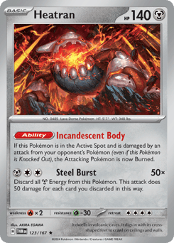 Heatran 123/167 Twilight Masquerade