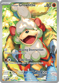 Hisuian Growlithe 181/167 Twilight Masquerade