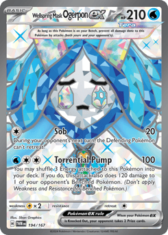 Wellspring Mask Ogerpon ex 194/167 Twilight Masquerade
