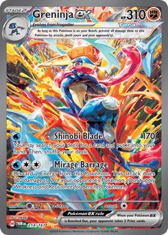 Greninja ex 214/167 Twilight Masquerade