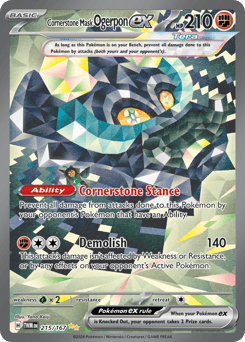 Cornerstone Mask Ogerpon ex 215/167 Twilight Masquerade